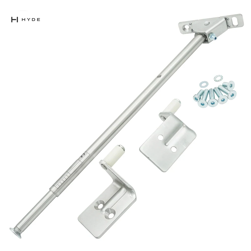Selector de cierre DC02, acero zincado, con sus dos soportes