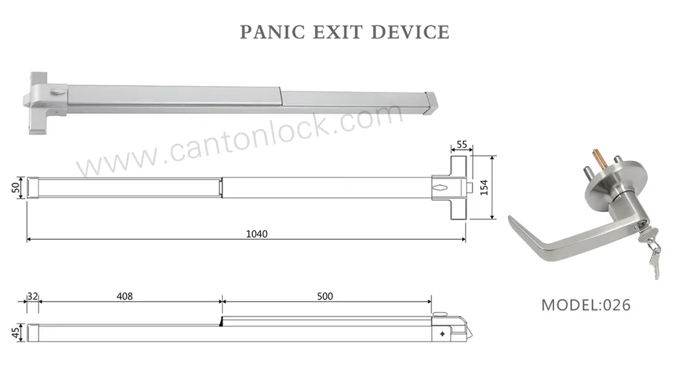 Hyland 027 Panic Exit Device, view 8