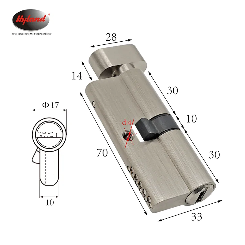 Hyland 70ANTI-THEFT lock cylinder, view 9