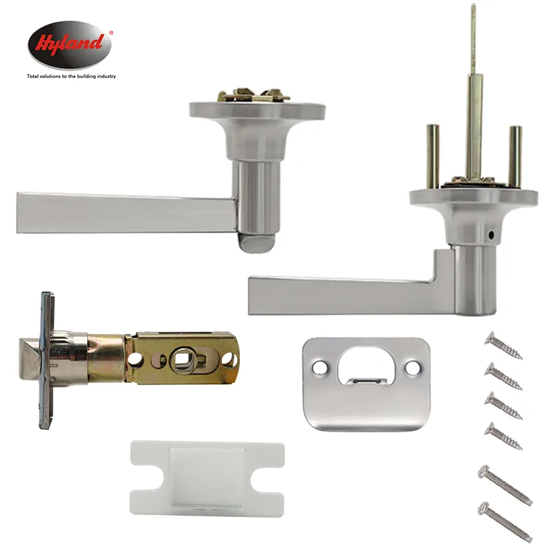 Hyland 853 SNBK lever handle, view 5