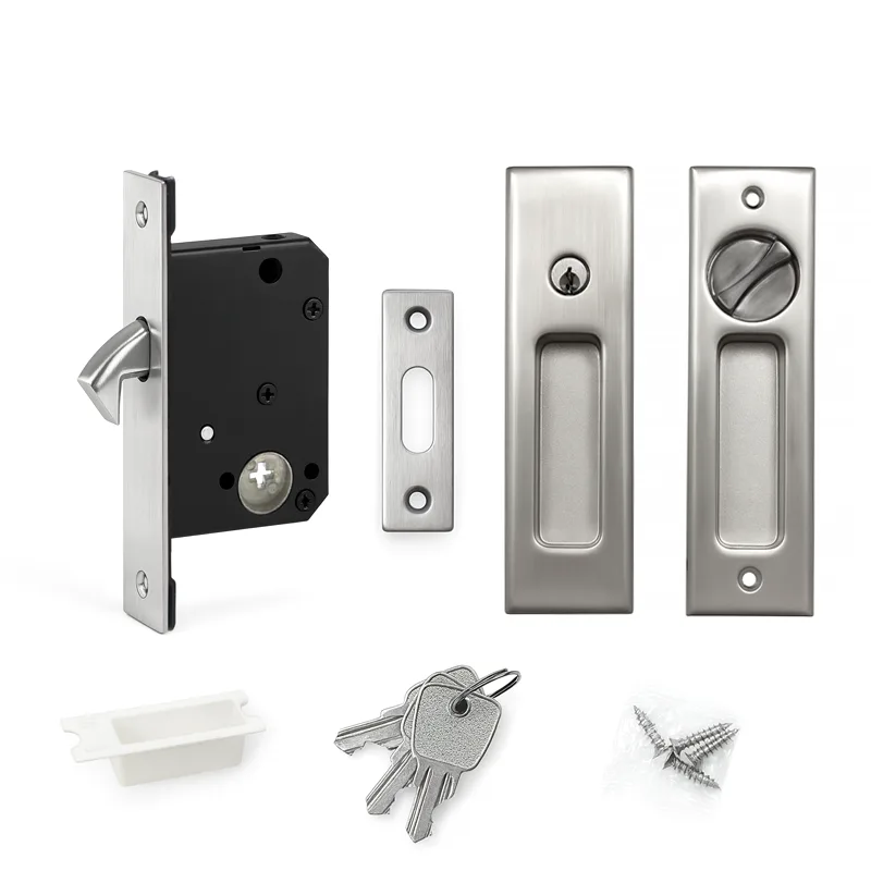 Hyland 881 SS sliding hook lock set