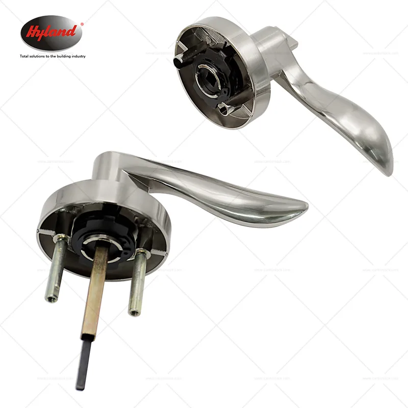 Hyland 8826 SNBK lever handle, view 6