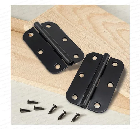 Hyland BL027 brass and steel hinges, view 2