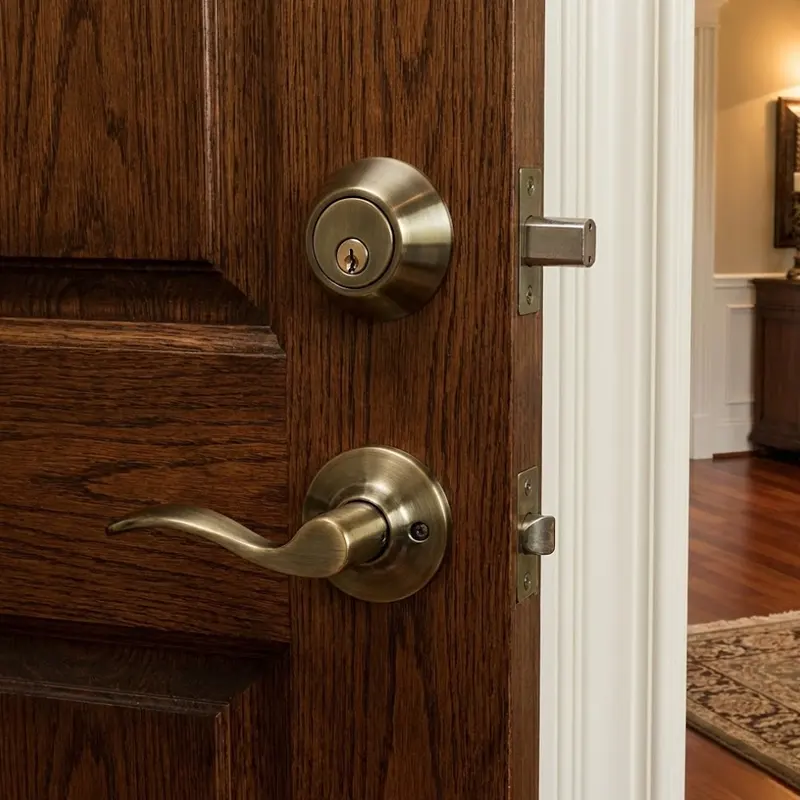 Hyland D101 AB Deadbolts, view 2