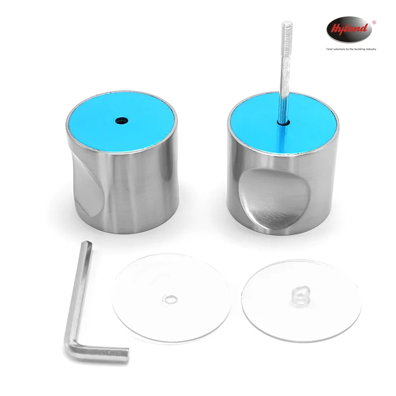 Hyland F132 glass door patch fittings, view 2