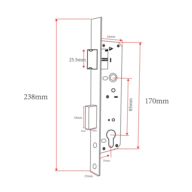 Hyland Lc8525 Lock Case, view 3