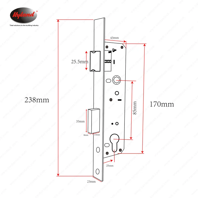 Hyland Lc8525 Lock Case, view 7
