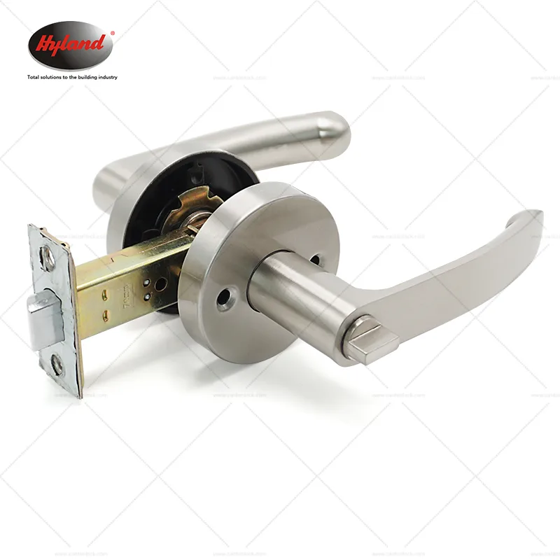 Hyland LH855 SNBK lever handle, view 2
